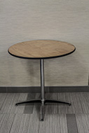 Round short table.